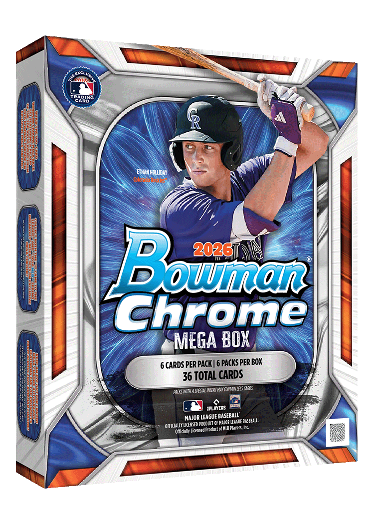 Topps Bowman Chrome Baseball 2026 Mega Box - Pre Order