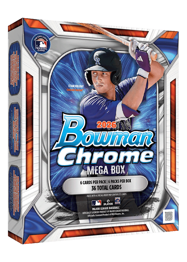 Topps Bowman Chrome Baseball 2026 Mega Box - Pre Order