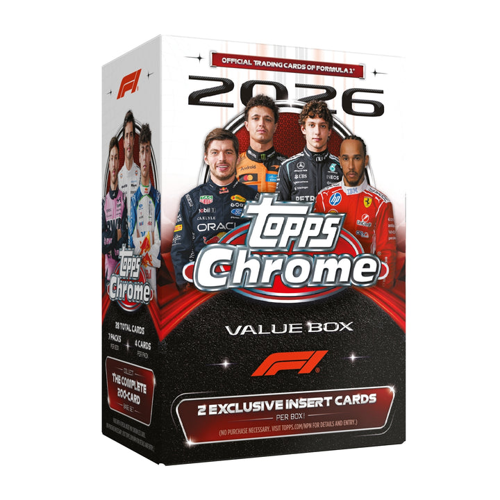 Topps Chrome Formula One 2026 Value Box Pre-Order