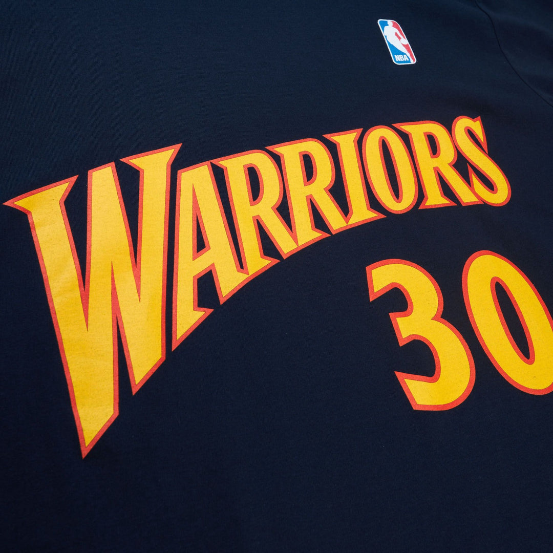 Mitchell &amp; Ness - Golden State Warriors Tee - Stephen Curry - Navy