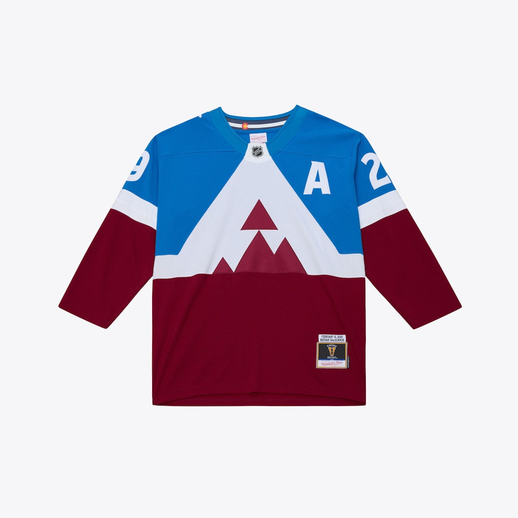 Nathan MacKinnon Colorado Avalanche NHL 2020 Stadium Series Power Play Jersey Mitchell &amp; Ness