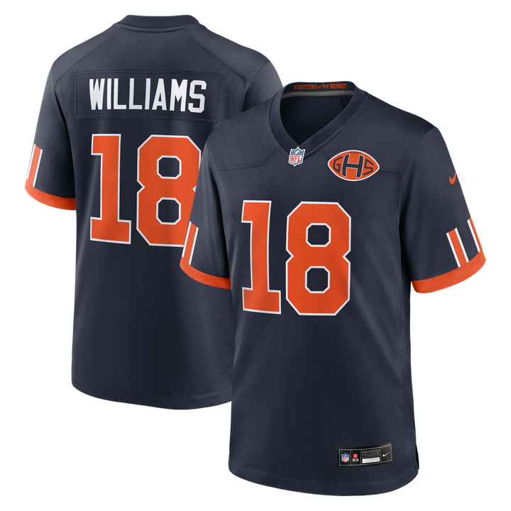 Caleb Williams Chicago Bears Rivalry NFL Game Jersey Nike