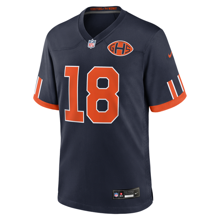 Caleb Williams Chicago Bears Rivalry NFL Game Jersey Nike