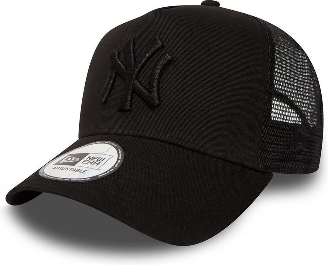 New York Yankees MLB League Essential A-Frame Trucker Snapback New Era Black/Black