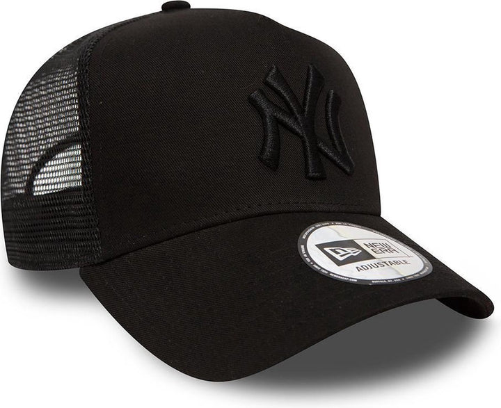 New York Yankees MLB League Essential A-Frame Trucker Snapback New Era Black/Black