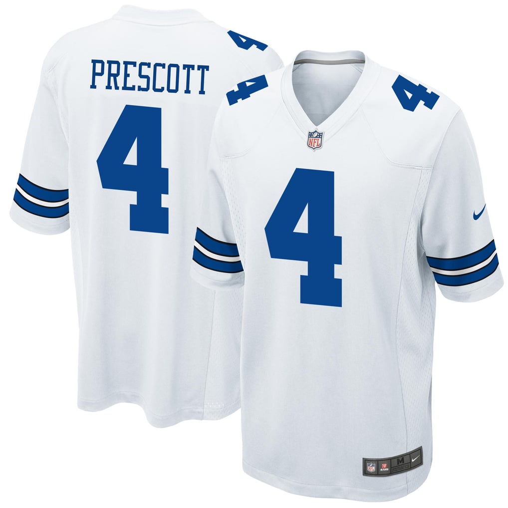 Dak Prescott Dallas Cowboys Road NFL Game Jersey Nike White
