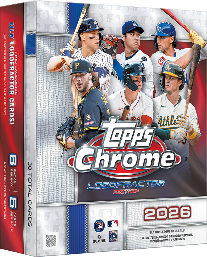 Topps Chrome Baseball 2026 Logofractor Box