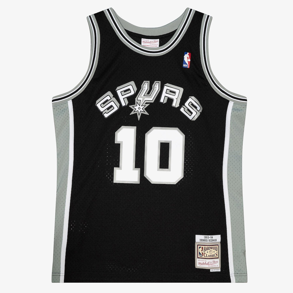 Dennis Rodman San Antionio Spurs NBA Dark Jersey 1993-94 Mitchell &amp; Ness Black