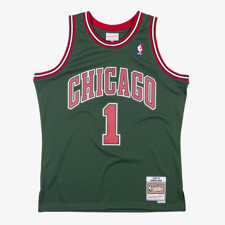 Derrick Rose Chicago Bulls 2008-09 NBA Swingman Jersey Mitchell &amp; Ness Green