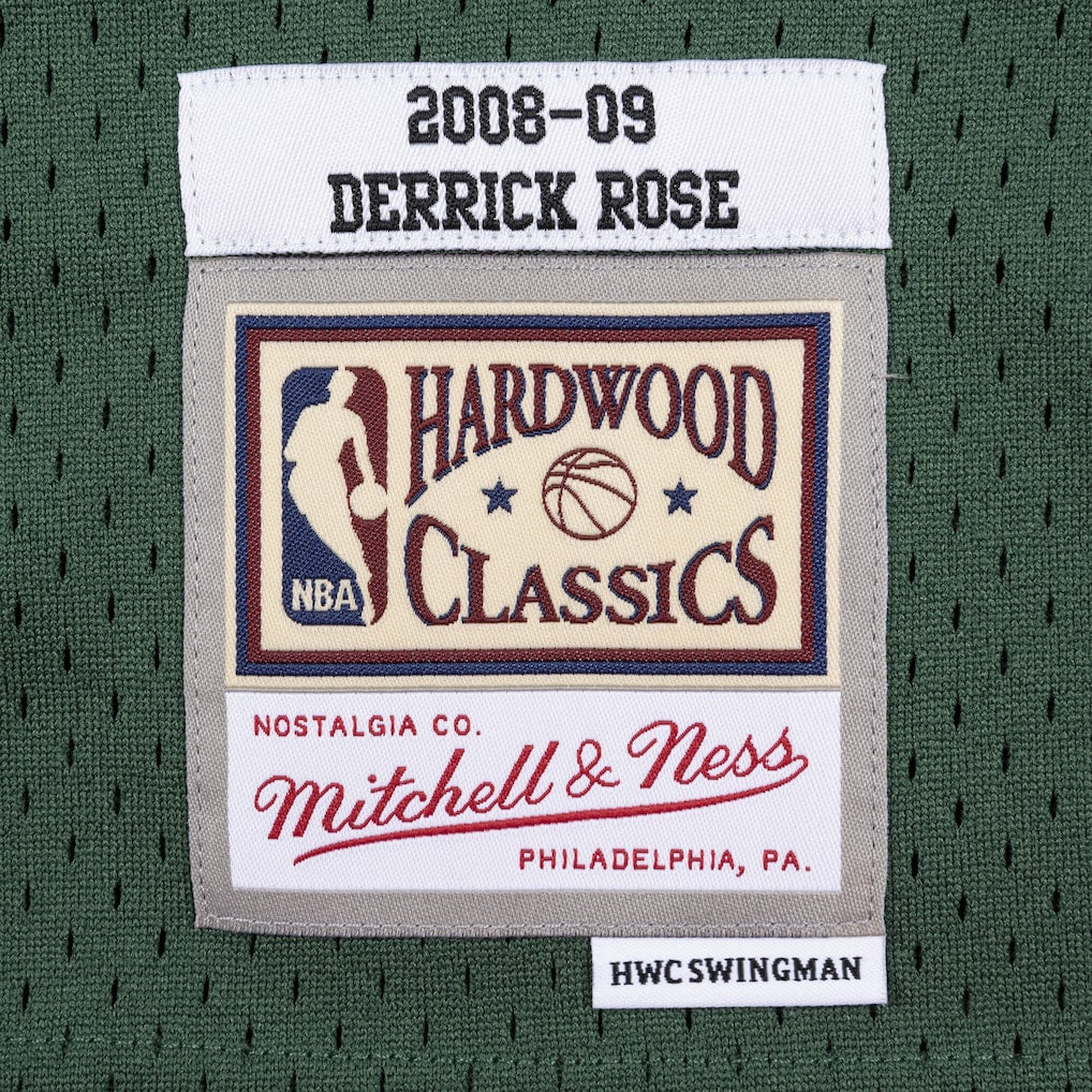 Derrick Rose Chicago Bulls 2008-09 NBA Swingman Jersey Mitchell &amp; Ness Green