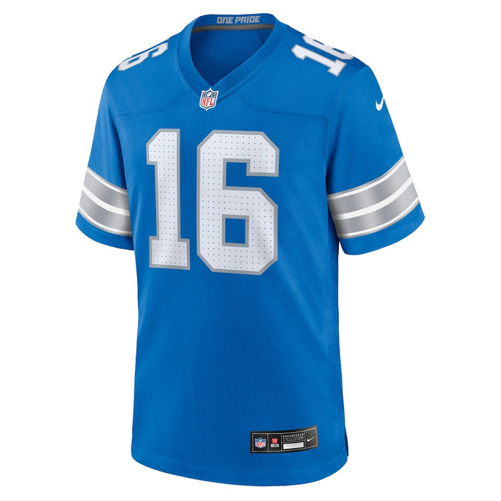 Jared Goff Detroit Lions NFL Home Jersey Nike Blue