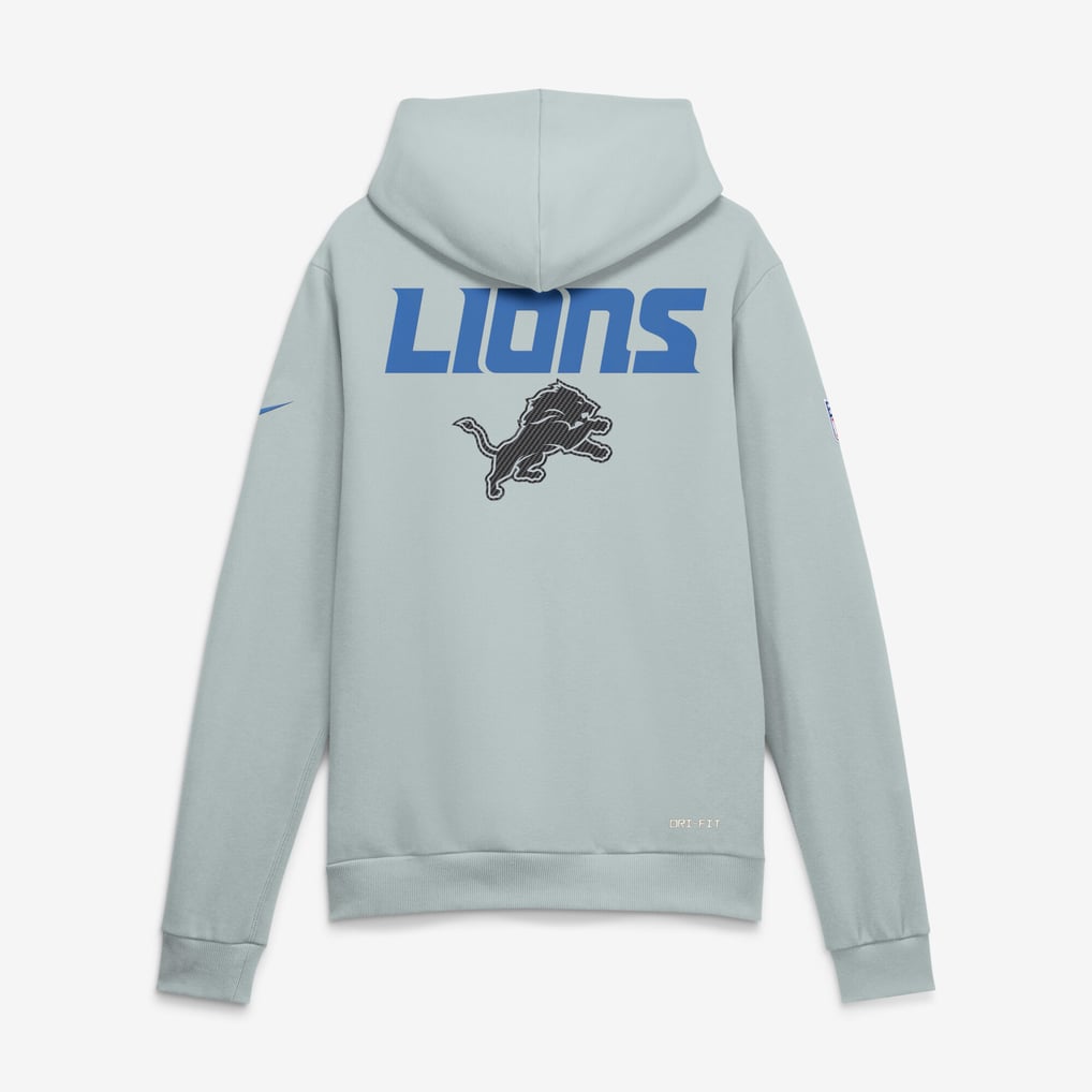 Detroit Lions Rivalries NFL Dri-FIT Hoodie Nike Light Grey