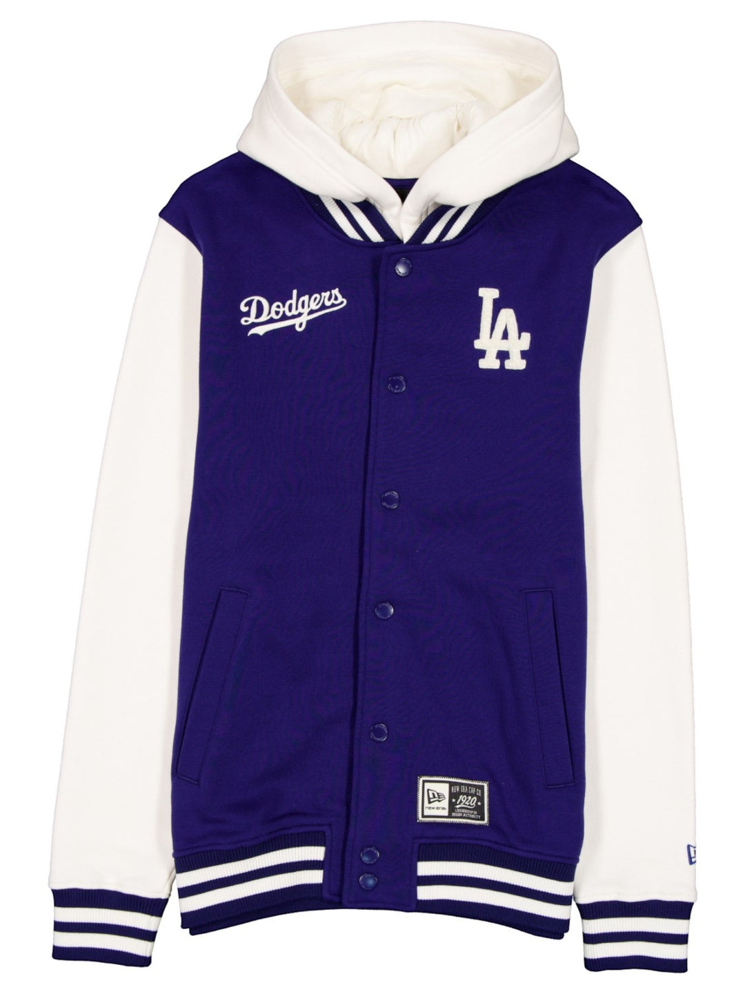 Los Angeles Dodgers MLB Letterman Hooded Jacket New Era Blue
