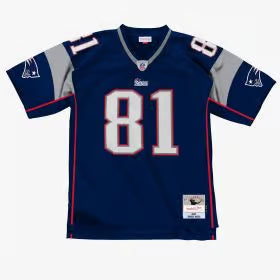 Randy Moss New England Patriots 2007 NFL Legacy Jersey Mitchell &amp; Ness Navy