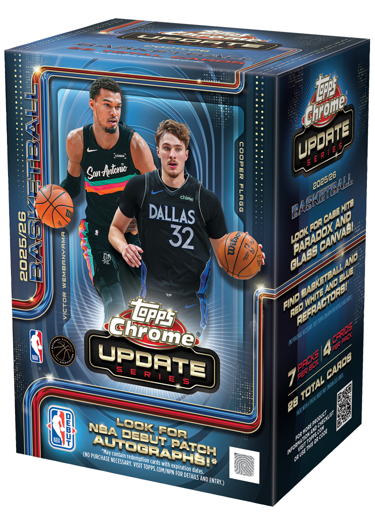 Topps NBA Chrome Updates 25-26 Value Box - Pre Order