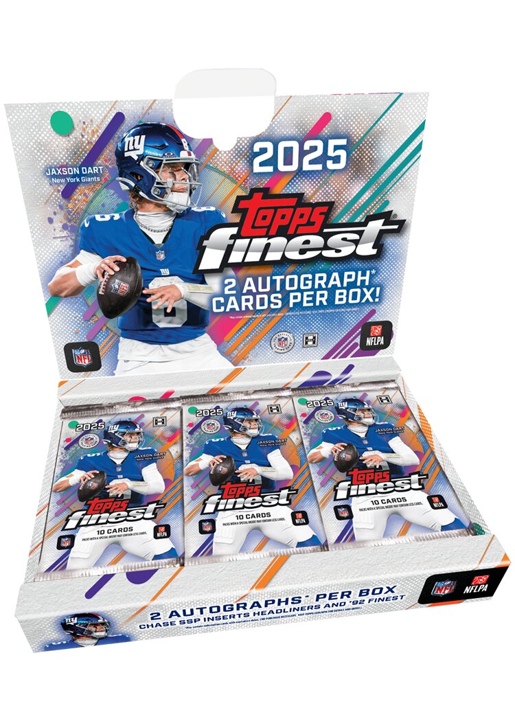 Topps NFL Finest 2025 Hobby Box - Pre Order
