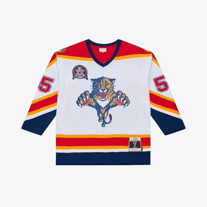 Ed Jovanovski Florida Panthers NHL 1995-96 White Power Play Jersey Mitchell &amp; Ness