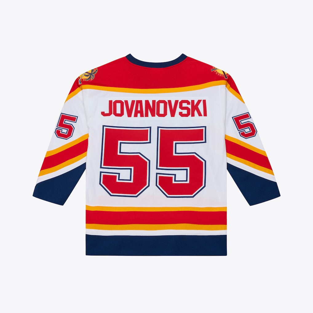 Ed Jovanovski Florida Panthers NHL 1995-96 White Power Play Jersey Mitchell &amp; Ness