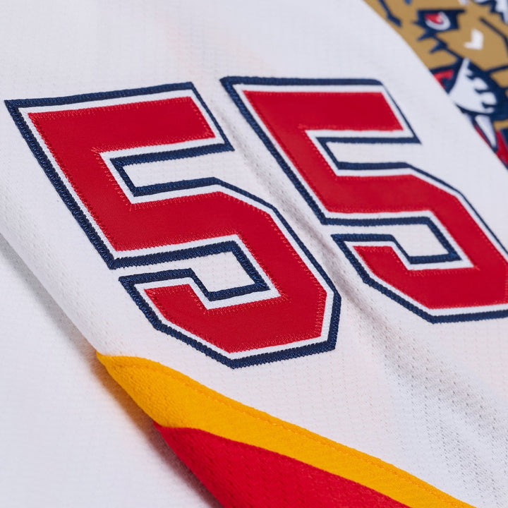 Ed Jovanovski Florida Panthers NHL 1995-96 White Power Play Jersey Mitchell &amp; Ness