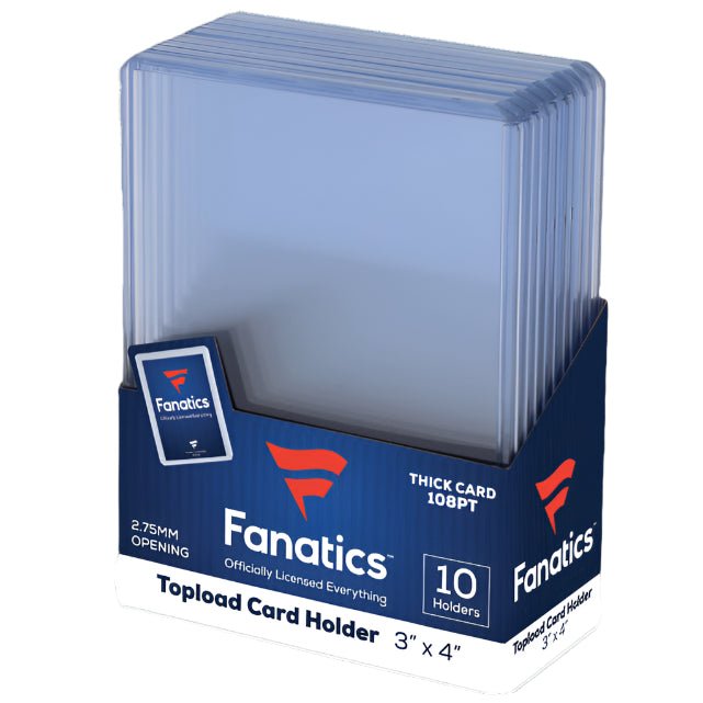 Fanatics Collectibles Top Loaders 108pt 10 Pieces