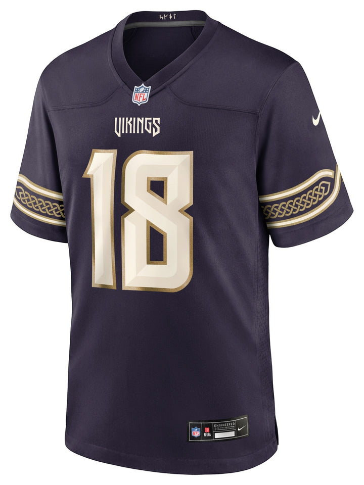 Justin Jefferson Minnesota Vikings Rivalry NFL Game Jersey Nike