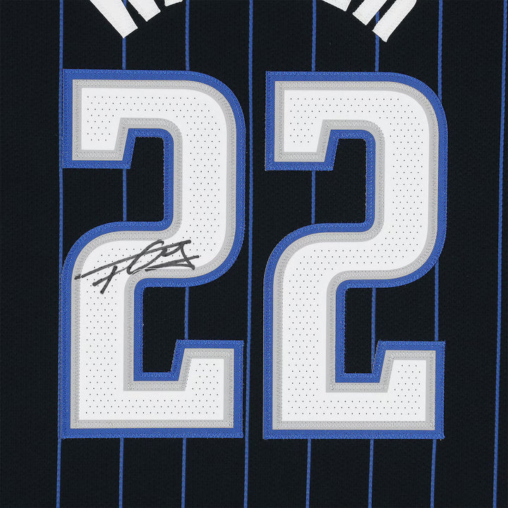 Franz Wagner Orlando Magic Autographed Fanatics Authentic Black Nike Icon Edition Authentic Jersey
