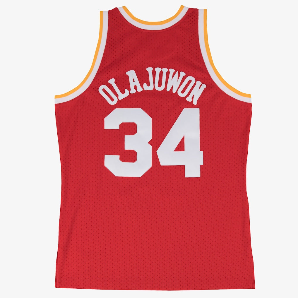 Hakeem Olajuwon Houston Rockets 1993-94 NBA Swingman Jersey Mitchell &amp; Ness