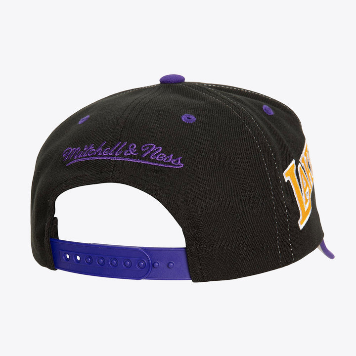 LA Lakers NBA Overbite Pro Snapback Mitchell &amp; Ness Black/Purple