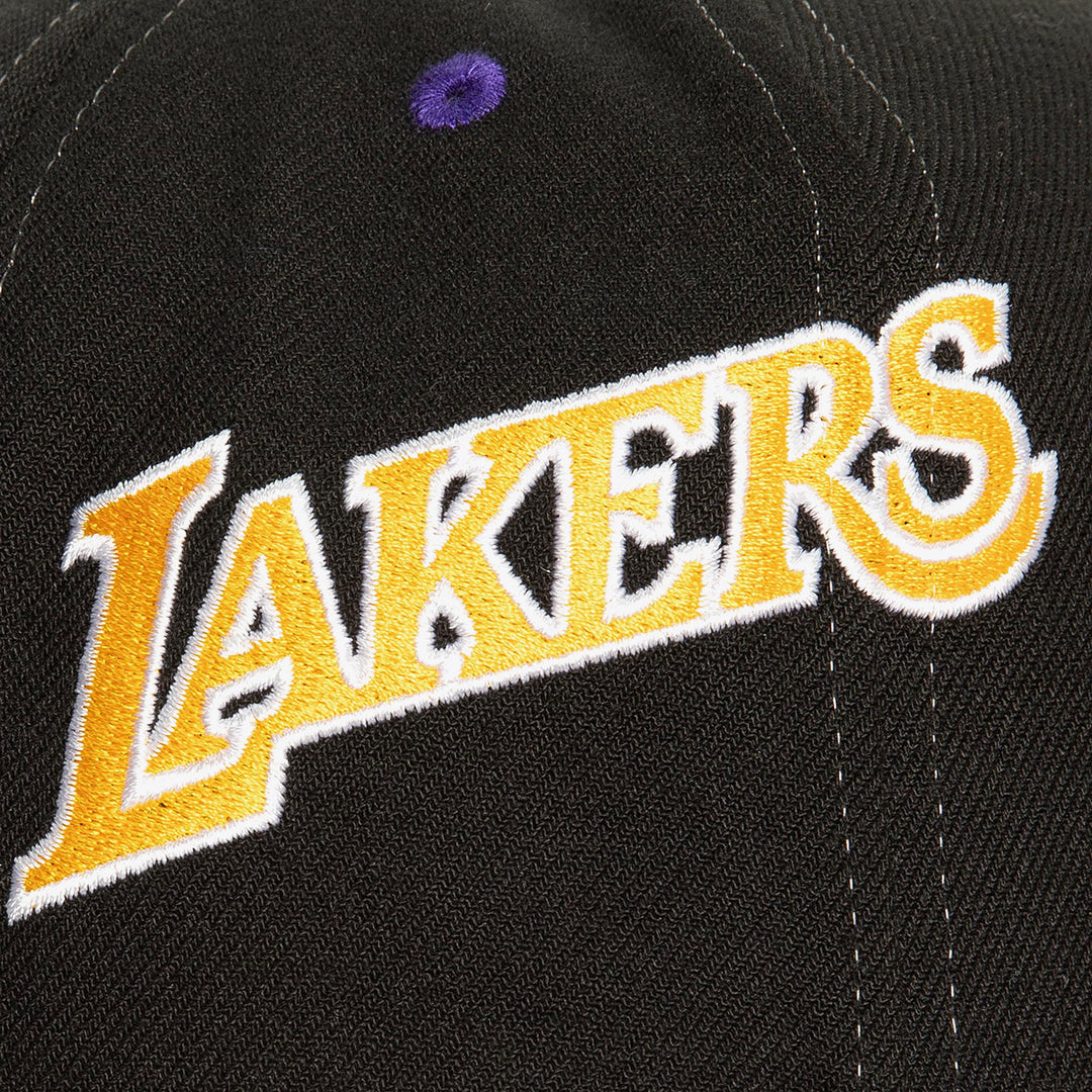 LA Lakers NBA Overbite Pro Snapback Mitchell &amp; Ness Black/Purple