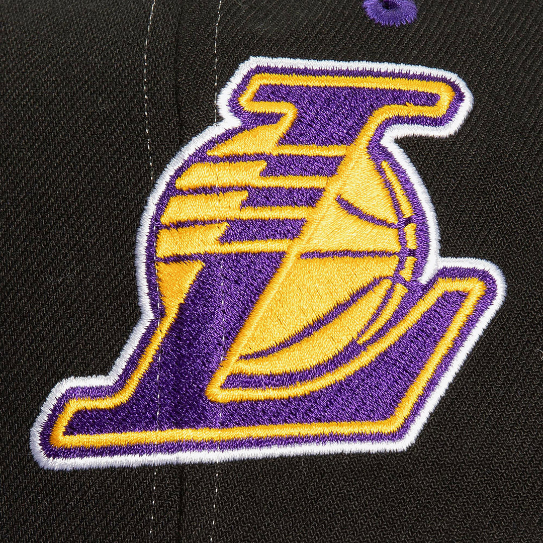 LA Lakers NBA Overbite Pro Snapback Mitchell &amp; Ness Black/Purple