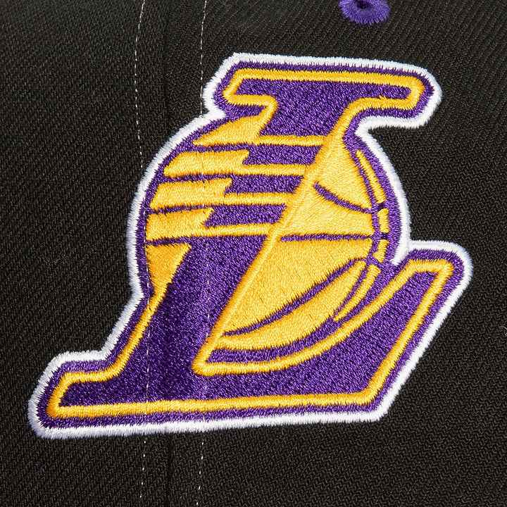LA Lakers NBA Overbite Pro Snapback Mitchell &amp; Ness Black/Purple