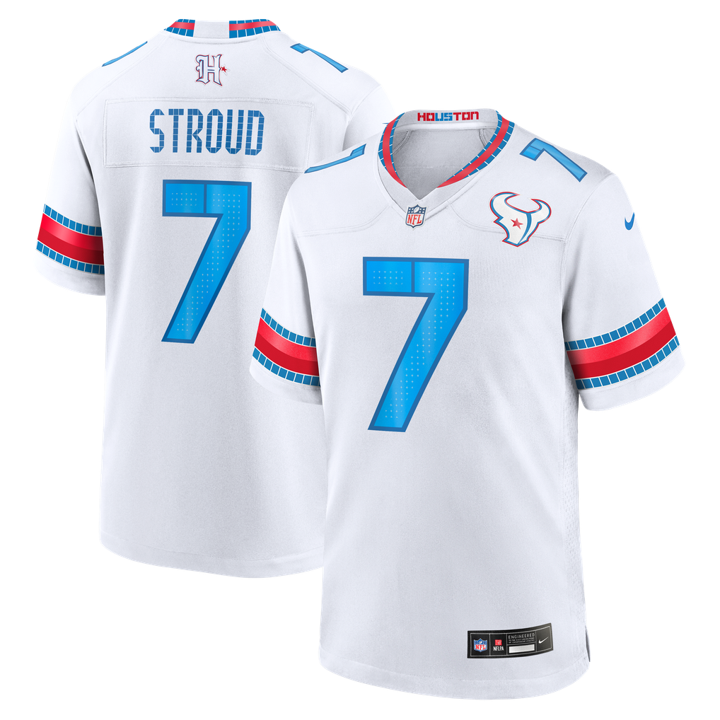 CJ Stroud Houston Texans Rivalry NFL Game Jersey Nike White