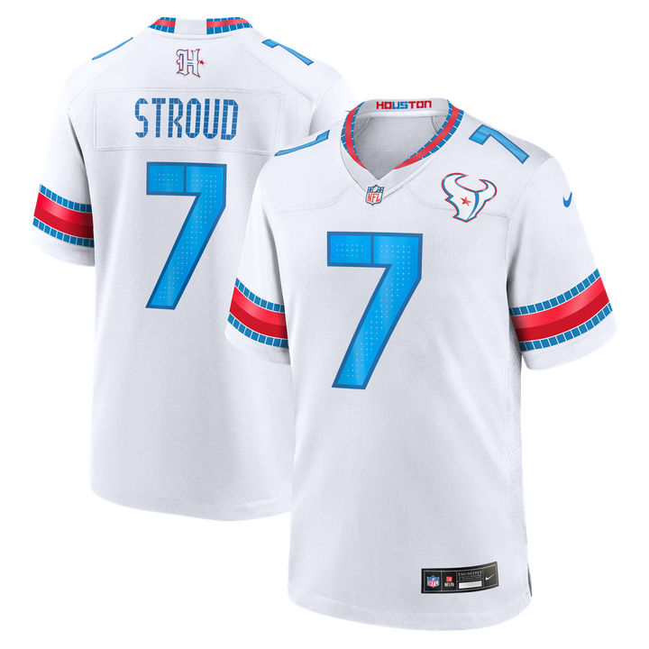 CJ Stroud Houston Texans Rivalry NFL Game Jersey Nike White