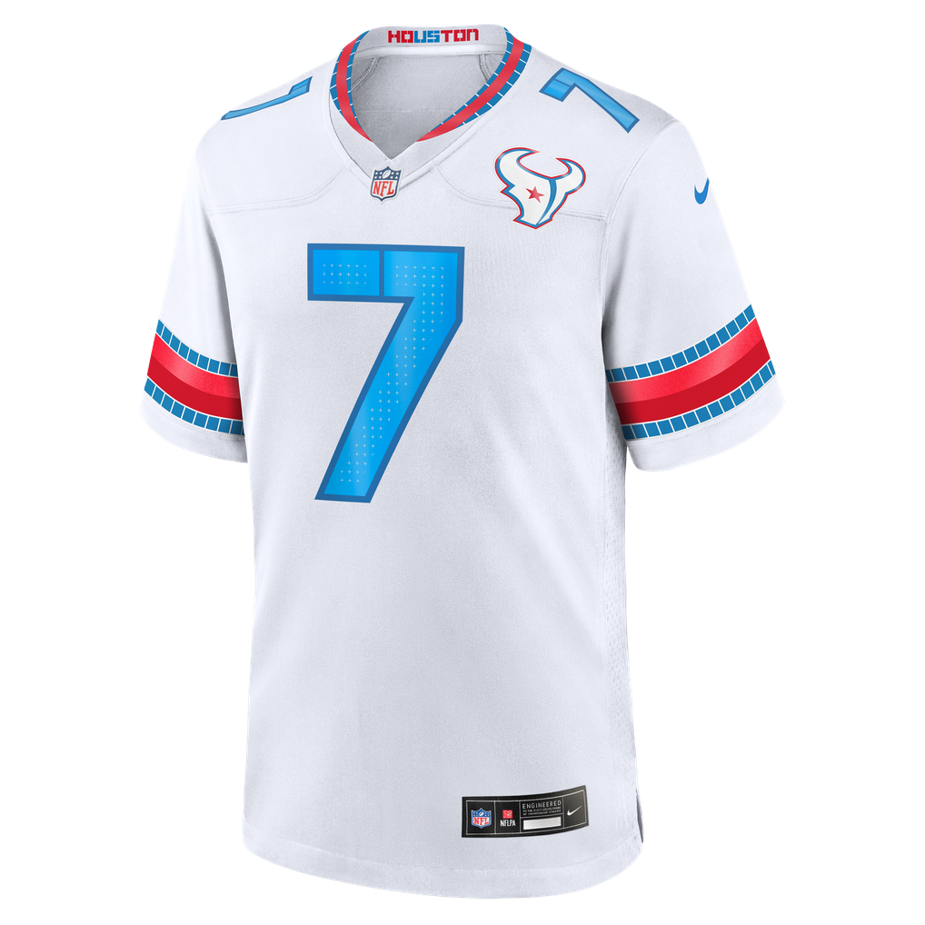 CJ Stroud Houston Texans Rivalry NFL Game Jersey Nike White