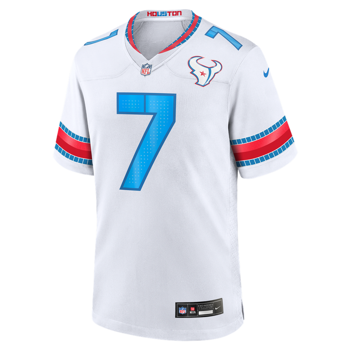 CJ Stroud Houston Texans Rivalry NFL Game Jersey Nike White