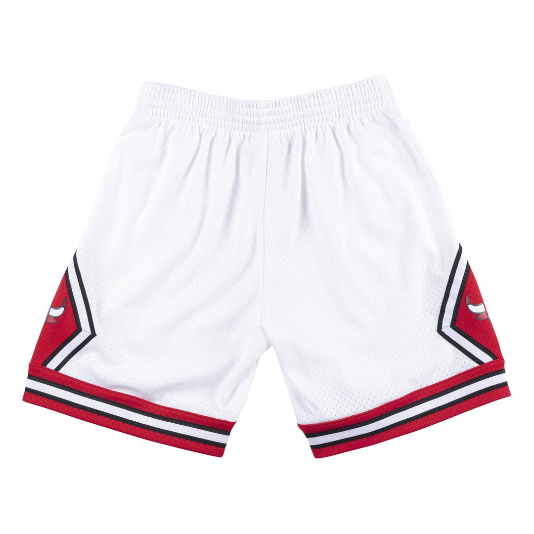 Chicago Bulls 1997-1998 NBA Swingman Shorts White Mitchell &amp; Ness