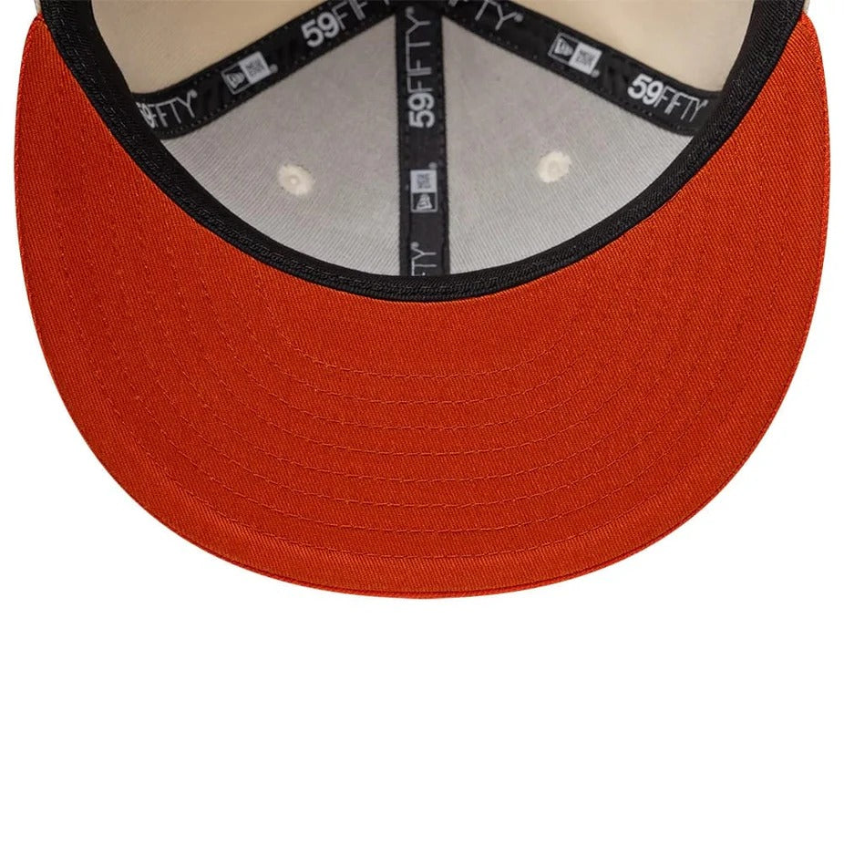 New York Yankees MLB League Essential 59FIFTY Fitted New Era Cream/Orange