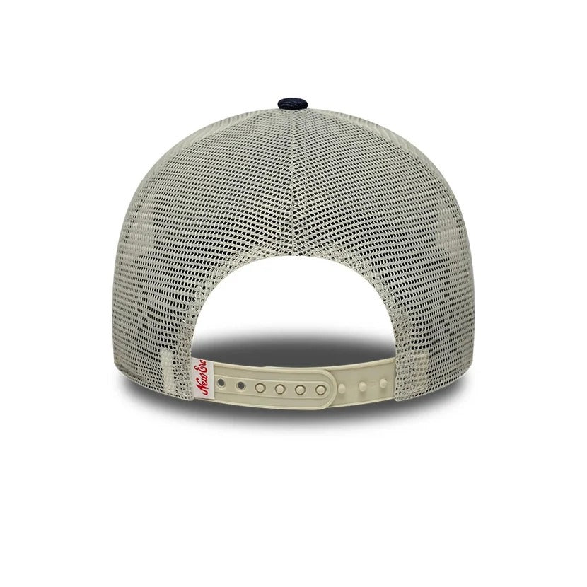 New Era Patch Denim E-frame Trucker Snapback Navy/Cream