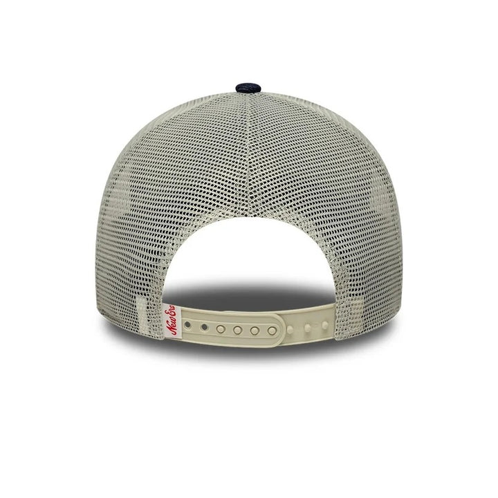 New Era Patch Denim E-frame Trucker Snapback Navy/Cream
