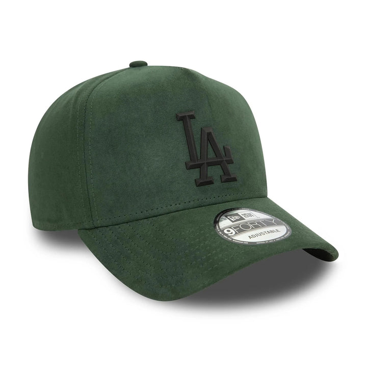 Los Angeles Dodgers MLB Eframe Suede Snapback New Era Green