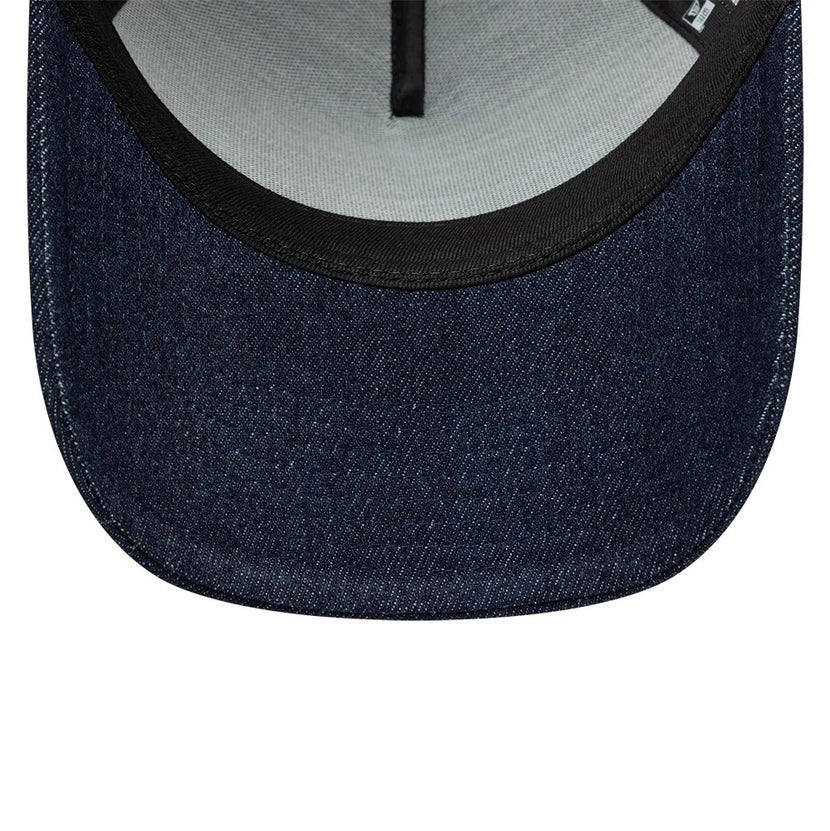 New Era Patch Denim E-frame Trucker Snapback Navy/Cream