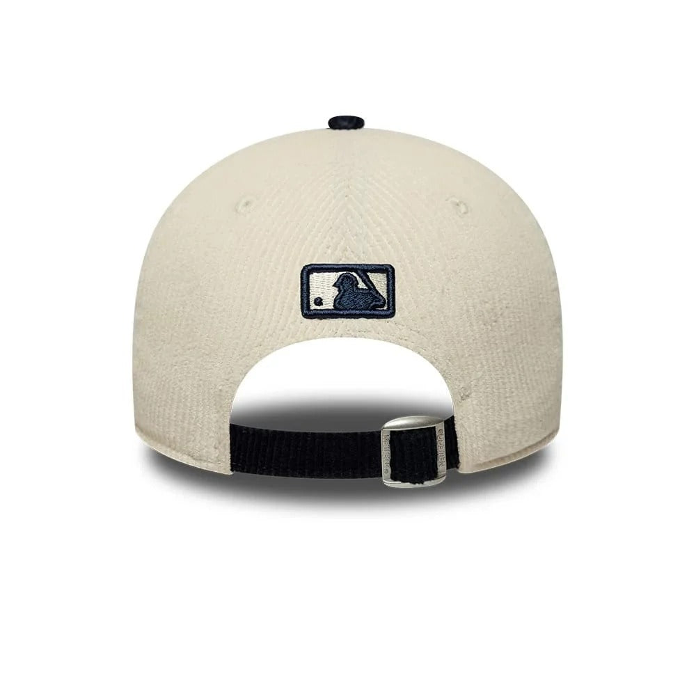 New York Yankees MLB Cord 9FORTY M-Crown Strapback New Era Cream/Navy