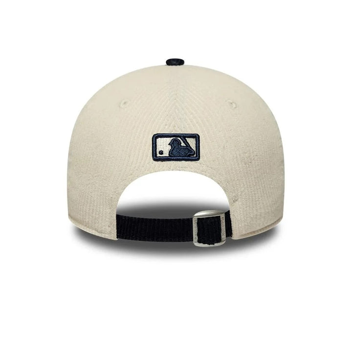 New York Yankees MLB Cord 9FORTY M-Crown Strapback New Era Cream/Navy