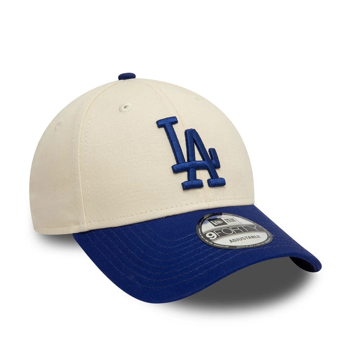 Los Angeles Dodgers MLB Colour Block 9Forty Strapback New Era Cream/Blue