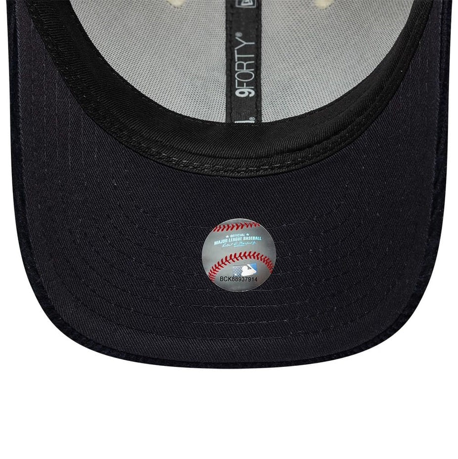 New York Yankees MLB Cord 9FORTY M-Crown Strapback New Era Cream/Navy