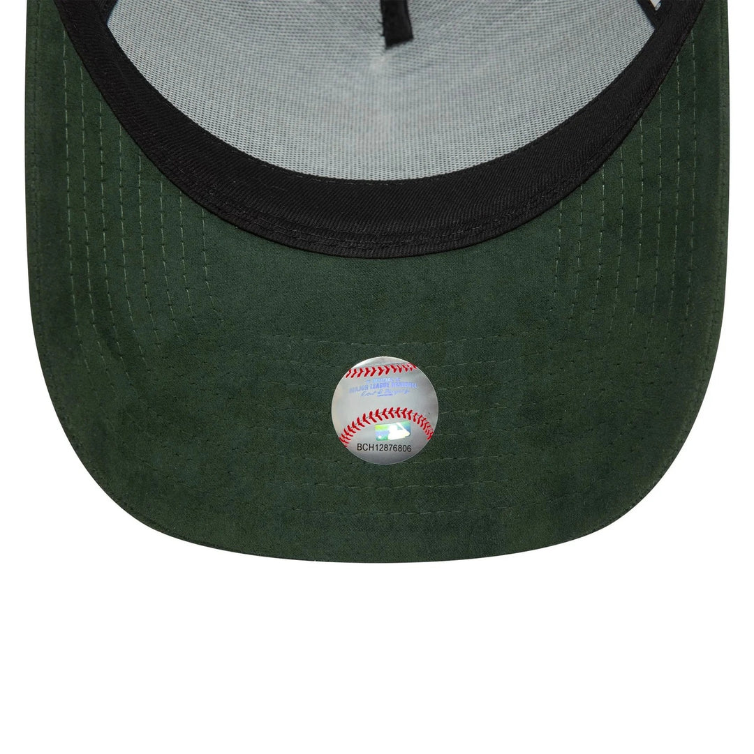 Los Angeles Dodgers MLB Eframe Suede Snapback New Era Green