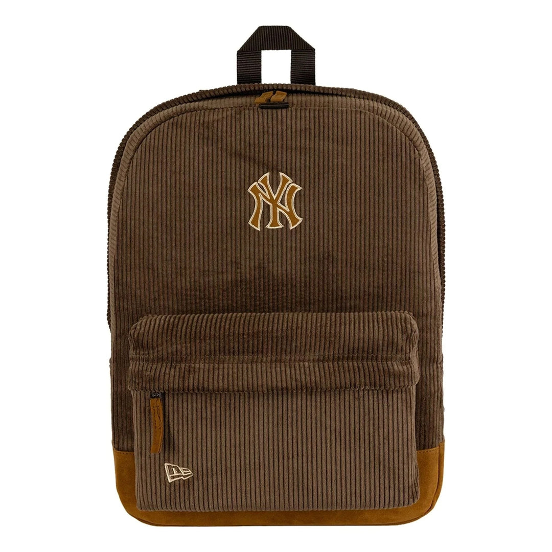 New York Yankees MLB Cord Stadium Backpack Brown