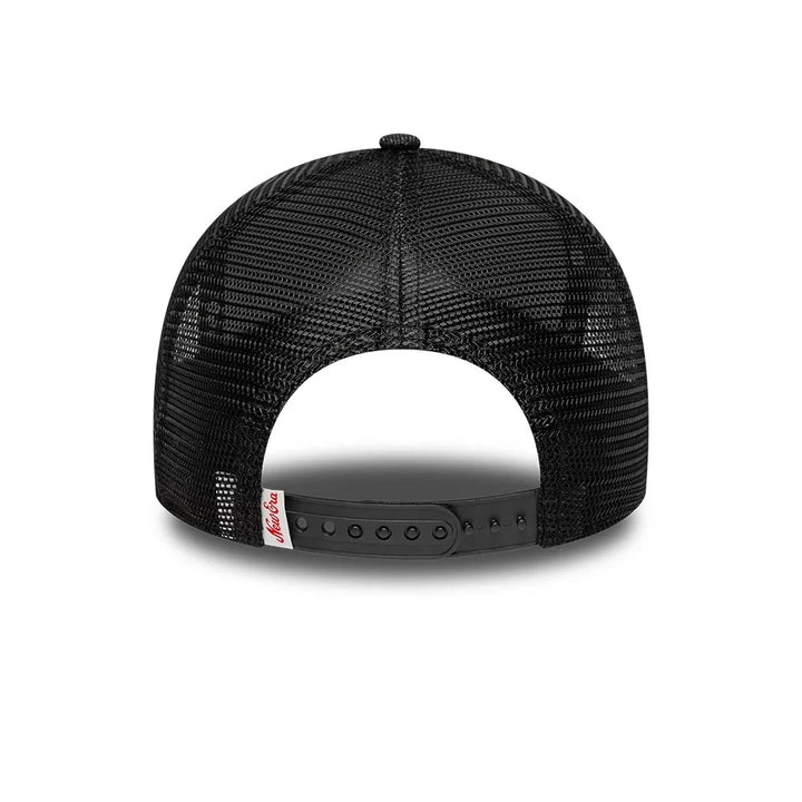 New Era Patch Denim E-frame Trucker Snapback Black