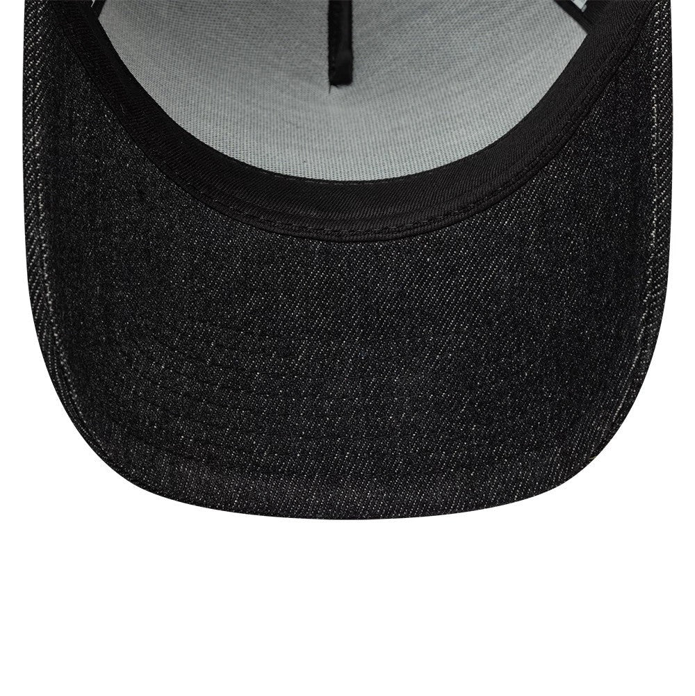 New Era Patch Denim E-frame Trucker Snapback Black