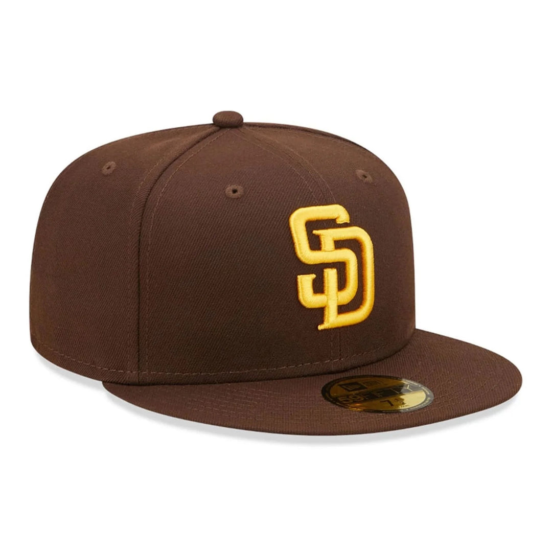 San Diego Padres MLB AC Perf League Essential 59Fifty New Era Brown/Gold